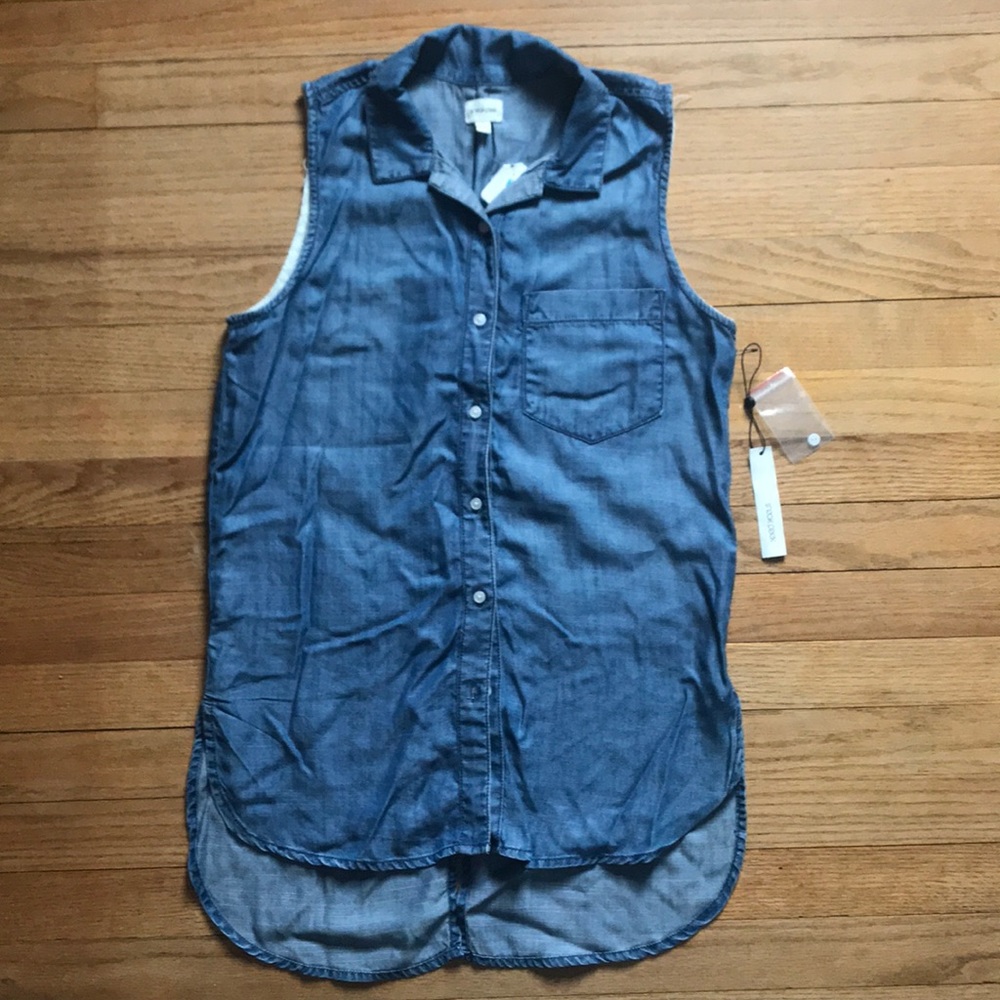 Sneak Peek Denim Tank top